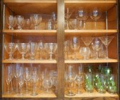 GROUP OF STEMWARE AND GLASSWAR