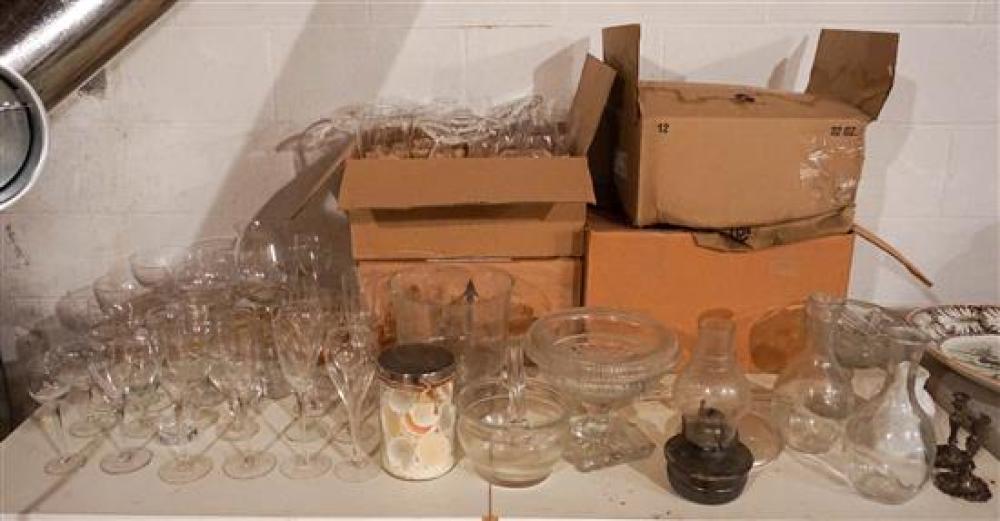 GROUP OF STEMWARE AND OTHER