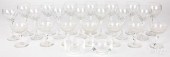 GROUP OF STEMWARE, TO INCLUDE