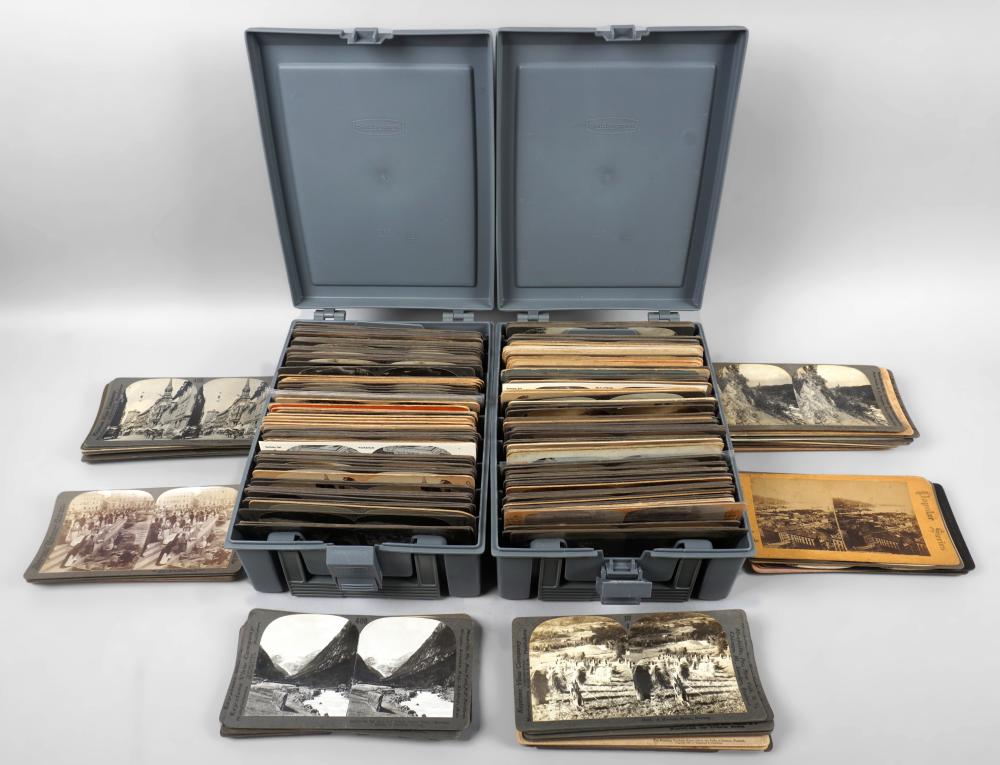 GROUP OF STEREOVIEWS: