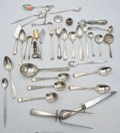 GROUP OF STERLING AND COIN SIL