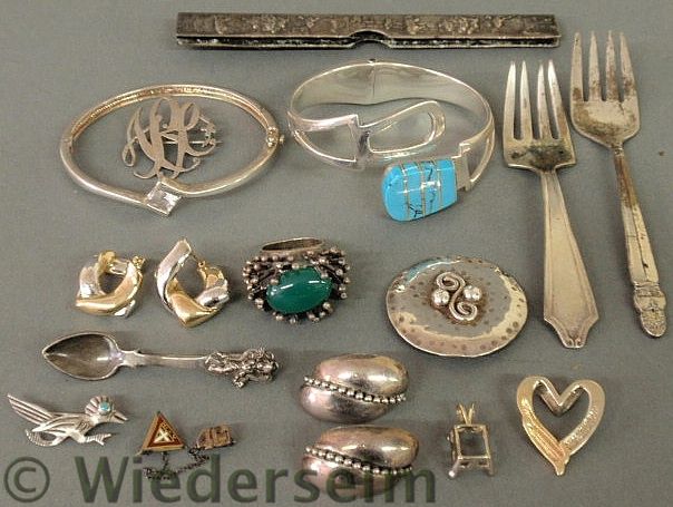 Group of sterling and Mexican