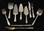 Group of Sterling Handled Flat