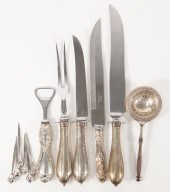 GROUP OF STERLING SERVING PIEC