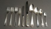 GROUP OF STERLING SILVER FLAT