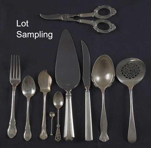 Group of sterling silver flatware