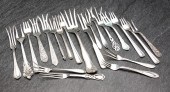 GROUP OF STERLING SILVER FORKS