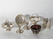 Group of sterling silver hollo