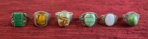 GROUP OF STERLING SILVER SEMI