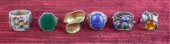 GROUP OF STERLING SILVER SEMI