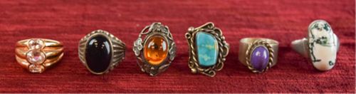 GROUP OF STERLING SILVER SEMI