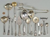 GROUP OF STERLING SILVER SERVI