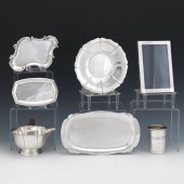 GROUP OF STERLING SILVER TABLE