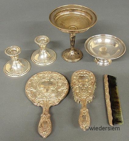 Group of sterling silver