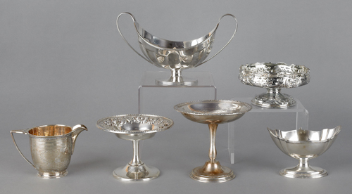 Group of sterling silver tablewares