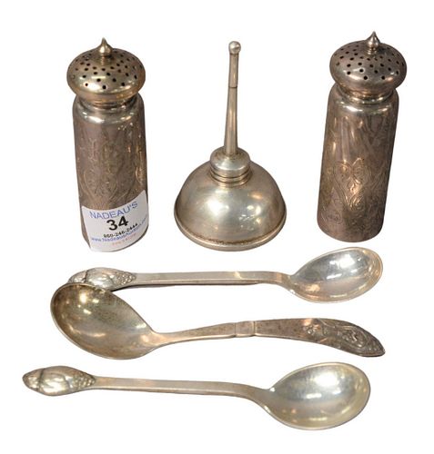 GROUP OF STERLING SILVER, TO