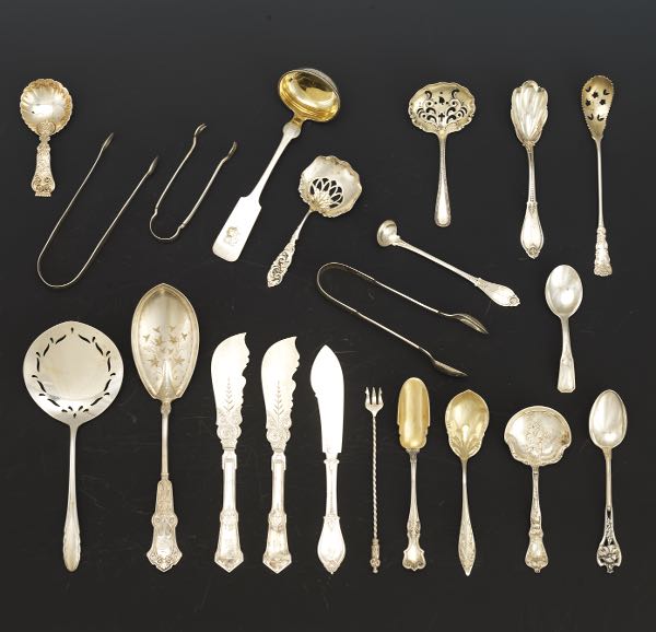 GROUP OF STERLING UTENSILS  A group