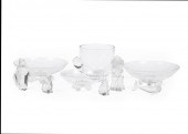 GROUP OF STEUBEN GLASS FIGURES