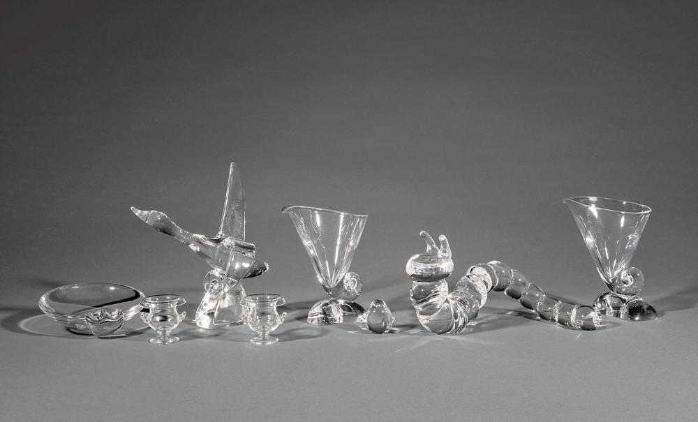 GROUP OF STEUBEN GLASSGroup of