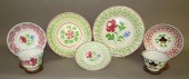 GROUP OF STICK SPATTER PLATES,