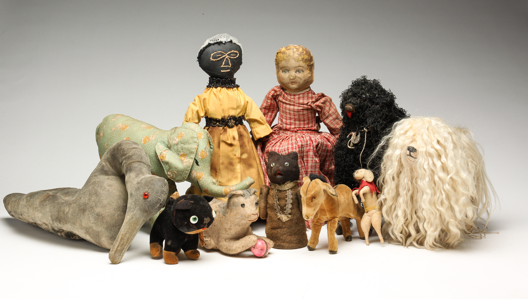 GROUP OF STUFFED TOYS. American,