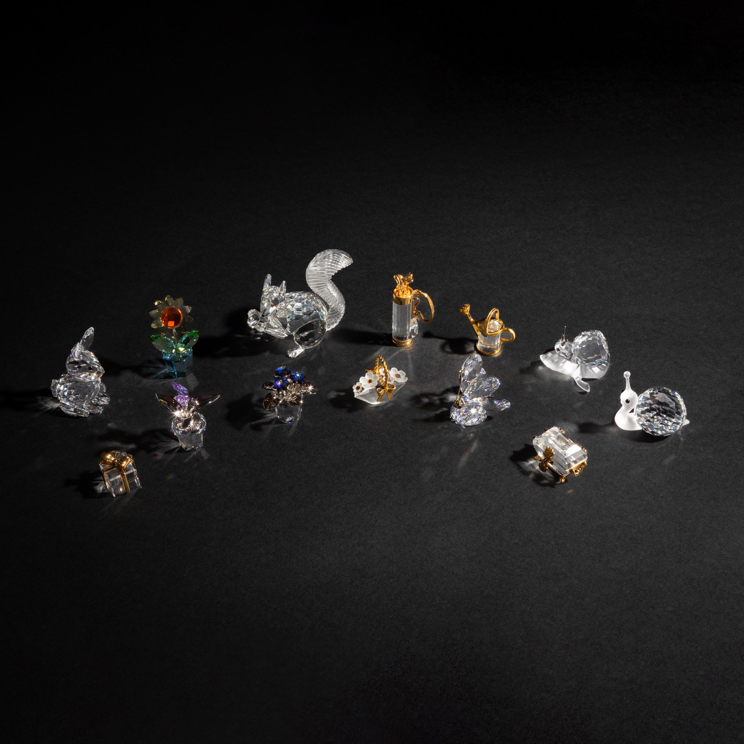 Group Of Swarovski Crystal