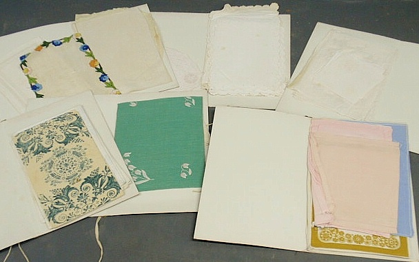 Group of table linens napkin and