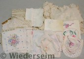 Group of table linens TI: runn