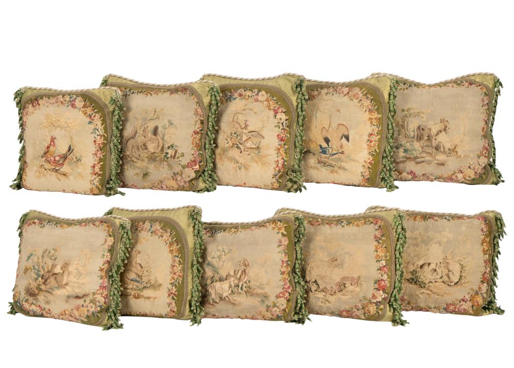 GROUP OF TAPESTRY PILLOWSGroup of
