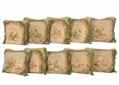 GROUP OF TAPESTRY PILLOWSGroup