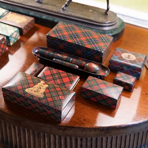 GROUP OF TARTAN WAREComprising: A