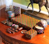 GROUP OF TARTAN WARESComprisin