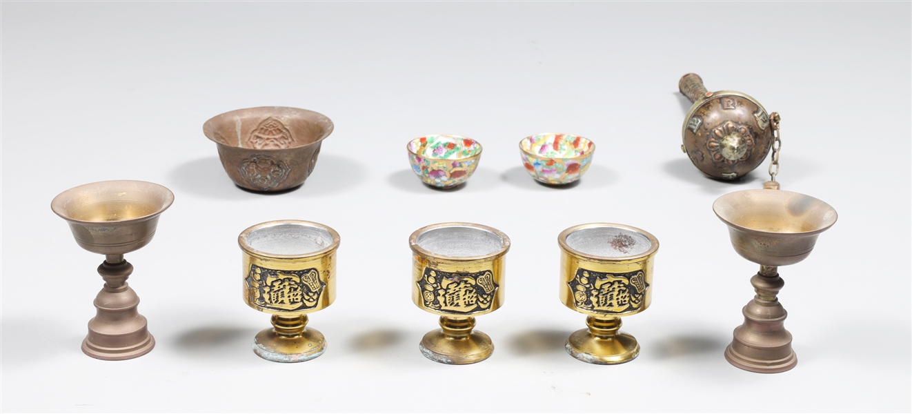 Group of Ten antique Chinese smalls