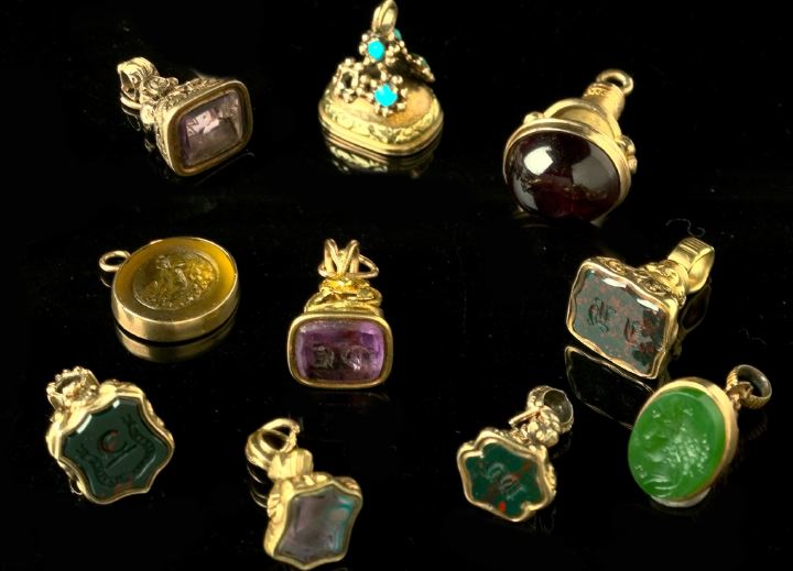 Group of Ten Assorted Antique