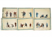 GROUP OF TEN CHINESE PITH PAIN