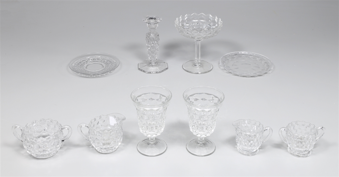 Group of ten Fostoria American