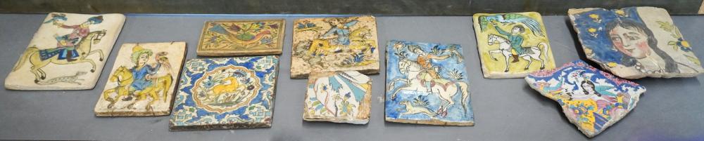 GROUP OF TEN MIDDLE EASTERN PAINTED