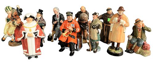GROUP OF TEN ROYAL DOULTON