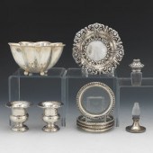 GROUP OF TEN STERLING SILVER T