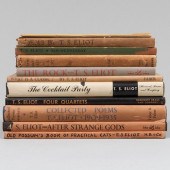 GROUP OF TEN T.S. ELIOT BOOKS