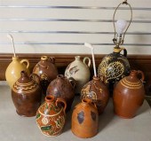 GROUP OF TEN WISCONSIN POTTERY