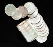 GROUP OF THIRTY-THREE SILVER H