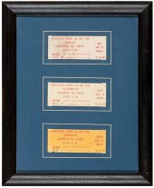 GROUP OF THREE 1969 WOODSTOCK