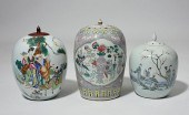 GROUP OF THREE 19TH C. CHINESE