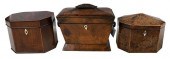 GROUP OF THREE 19TH CENTURY TE