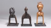 Group of three African pulley