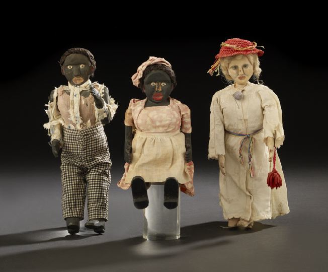 Group of Three American Carved