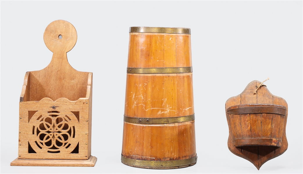 Group of three antique, 19th