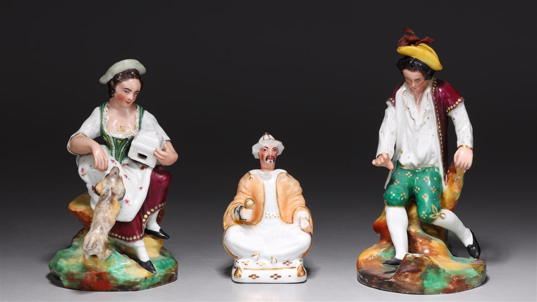 Group of three antique European