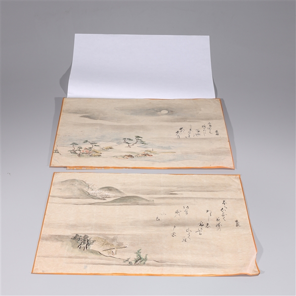 Group of three antique Japanese